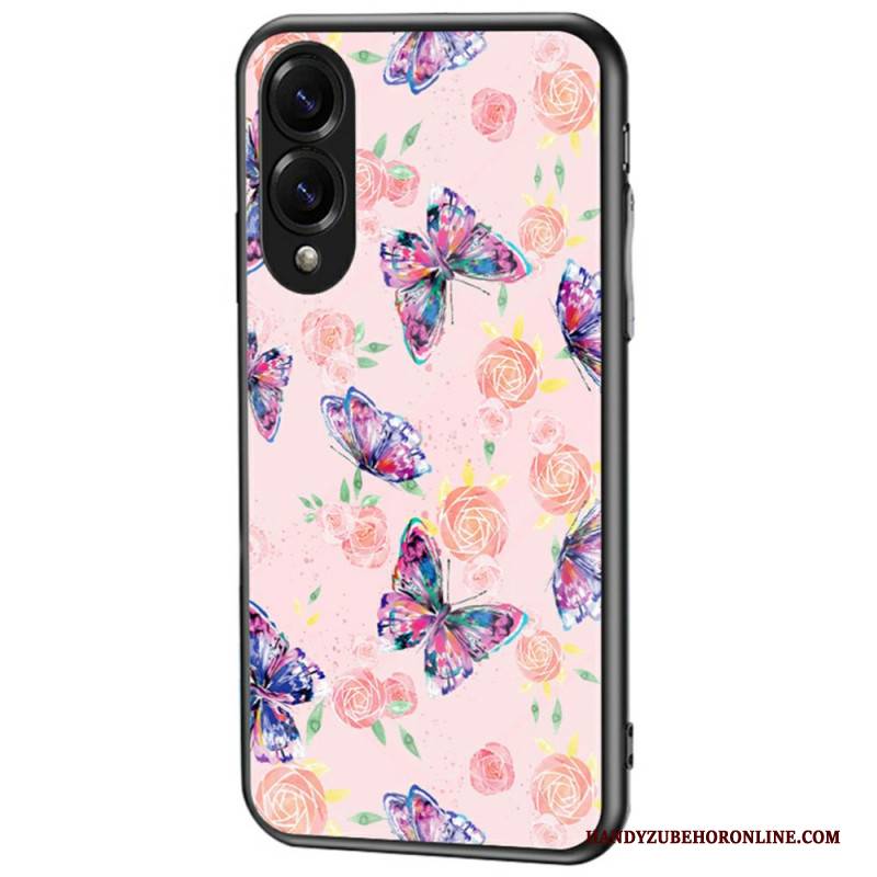 Hülle Samsung Galaxy S25 5g Edge Schmetterling Aus Gehärtetem Glas