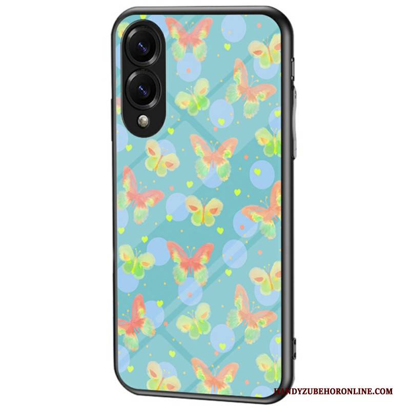 Hülle Samsung Galaxy S25 5g Edge Schmetterling Aus Gehärtetem Glas