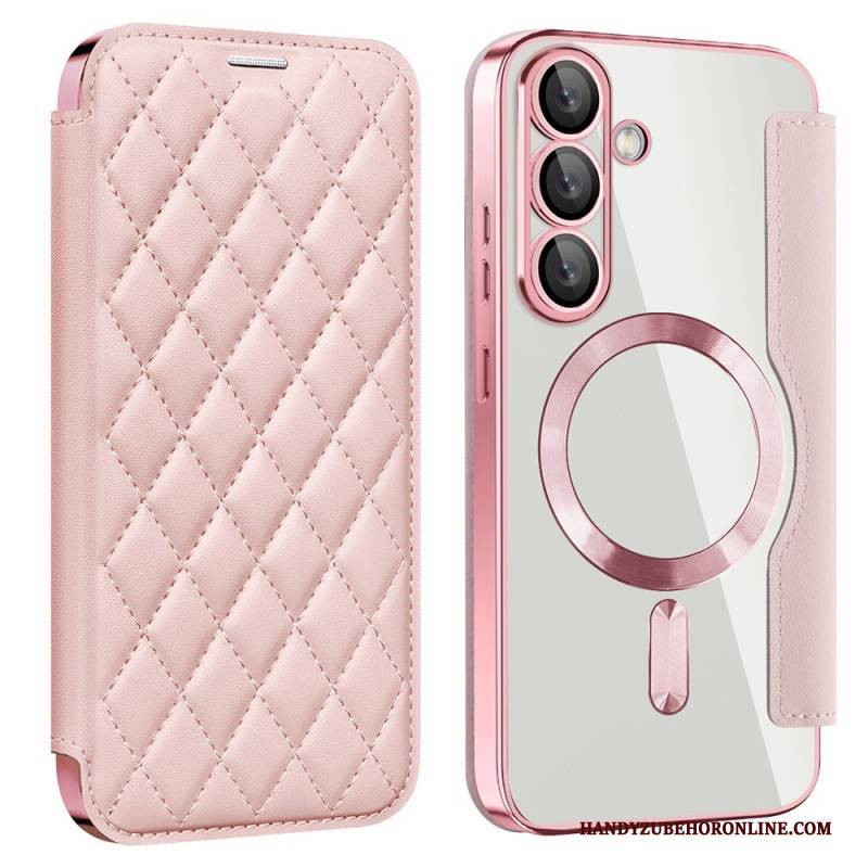 Hülle Samsung Galaxy S25 5g Gesteppt Kompatibel Mit Magsafe