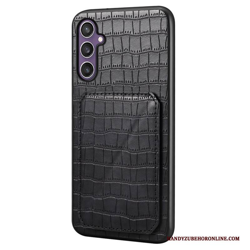 Hülle Samsung Galaxy S25 5g Kartenhalter Mit Krokodil-optik