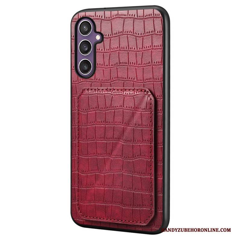 Hülle Samsung Galaxy S25 5g Kartenhalter Mit Krokodil-optik