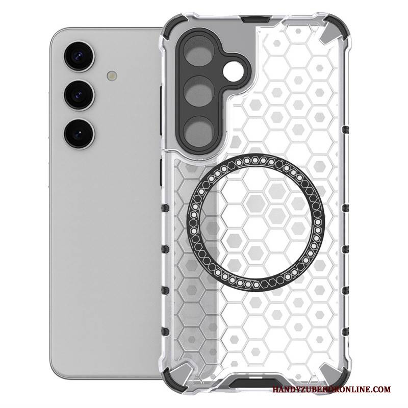 Hülle Samsung Galaxy S25 5g Magsafe-kompatibles Wabenmuster