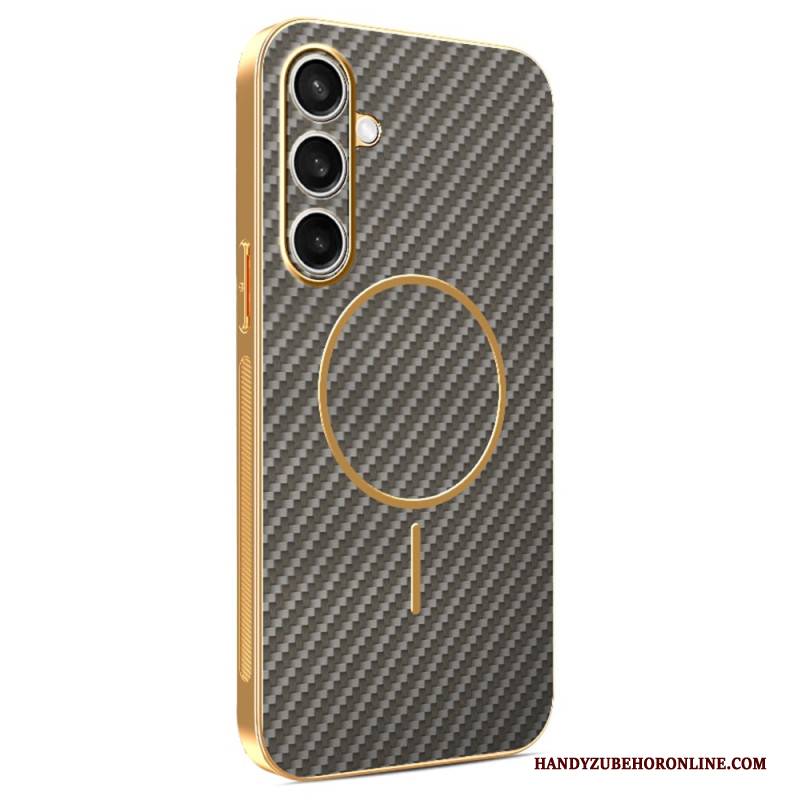 Hülle Samsung Galaxy S25 Fe Handyhülle Magsafe-design In Carbonfaser-optik