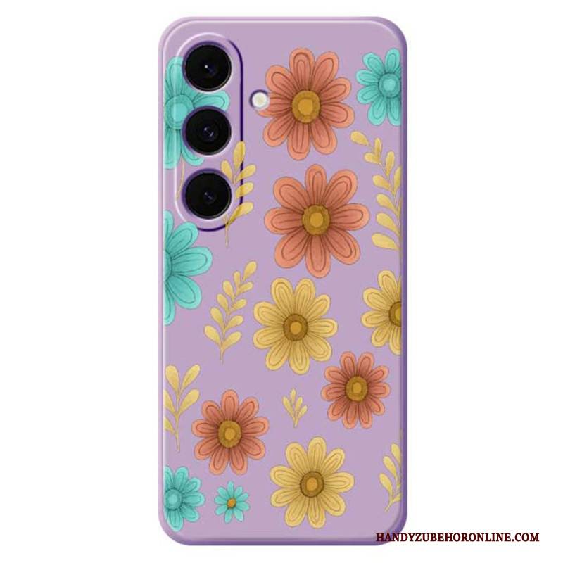 Hülle Samsung Galaxy S25 Fe Handyhülle Silikon Mit Blume