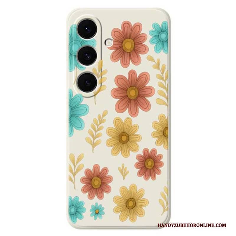 Hülle Samsung Galaxy S25 Fe Handyhülle Silikon Mit Blume