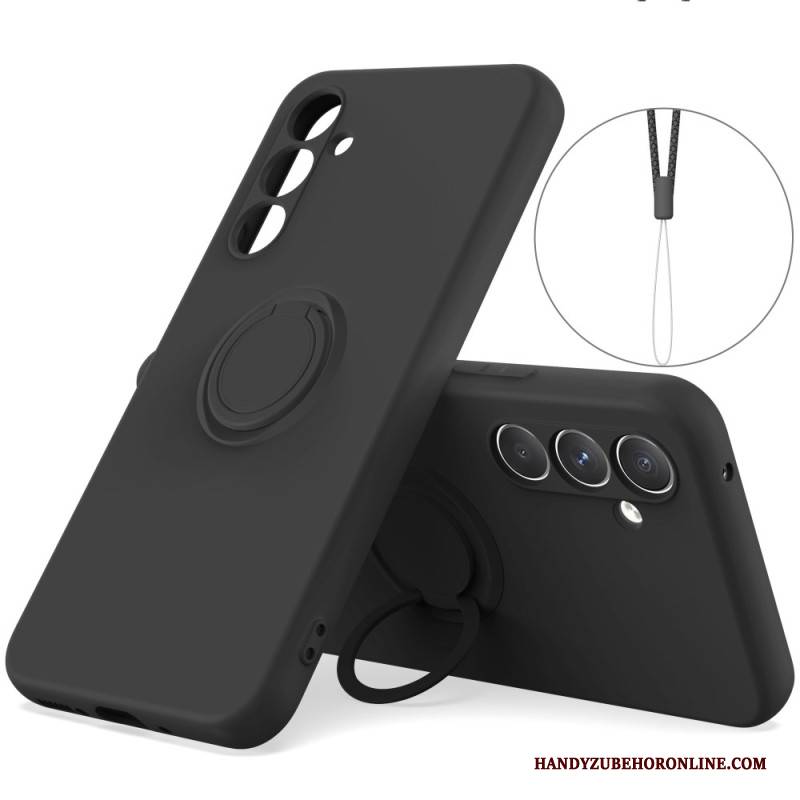 Hülle Samsung Galaxy S25 Fe Handyhülle Silikon Mit Ringhalter Und Trageschlaufe