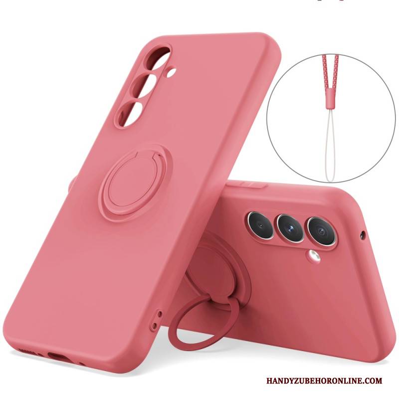 Hülle Samsung Galaxy S25 Fe Handyhülle Silikon Mit Ringhalter Und Trageschlaufe