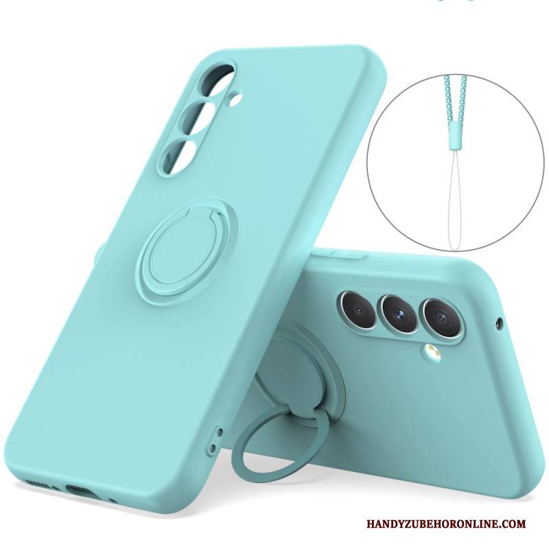 Hülle Samsung Galaxy S25 Fe Handyhülle Silikon Mit Ringhalter Und Trageschlaufe