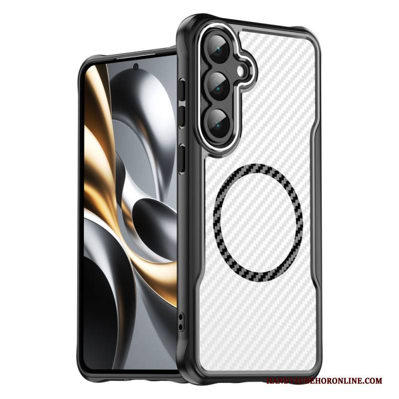 Hülle Samsung Galaxy S25 Fe Kompatibel Mit Magsafe Carbonfaser-textur