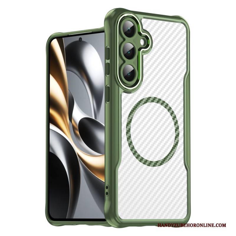 Hülle Samsung Galaxy S25 Fe Kompatibel Mit Magsafe Carbonfaser-textur