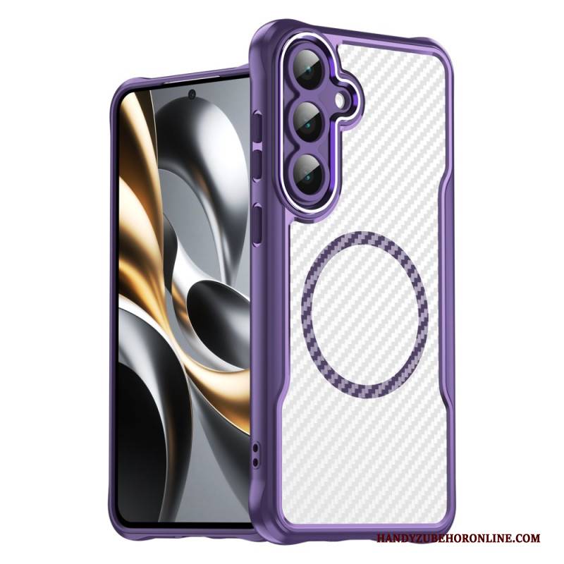 Hülle Samsung Galaxy S25 Fe Kompatibel Mit Magsafe Carbonfaser-textur