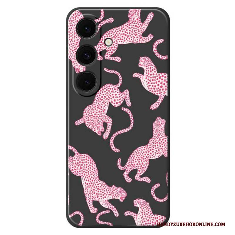 Hülle Samsung Galaxy S25 Fe Silikon In Pink Leopard