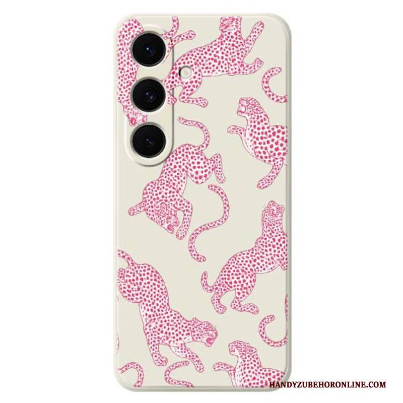 Hülle Samsung Galaxy S25 Fe Silikon In Pink Leopard