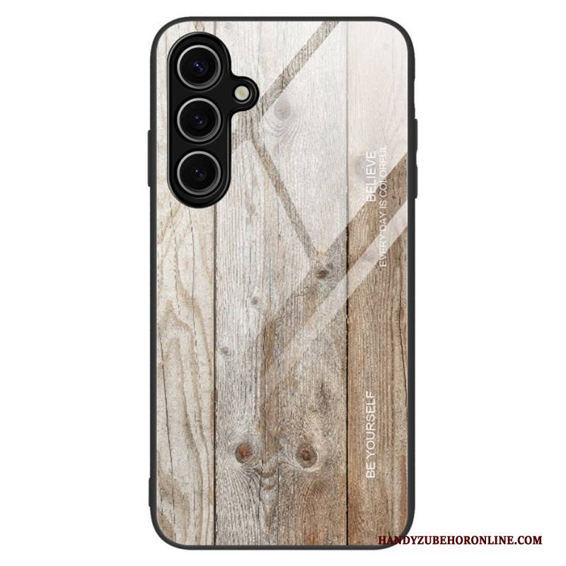 Hülle Samsung Galaxy S25 Plus 5g Gehärtetes Glas Mit Holz