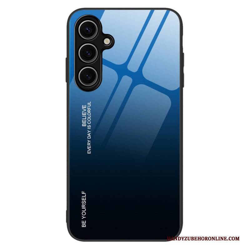 Hülle Samsung Galaxy S25 Plus 5g Gehärtetes Glas „be Yourself“