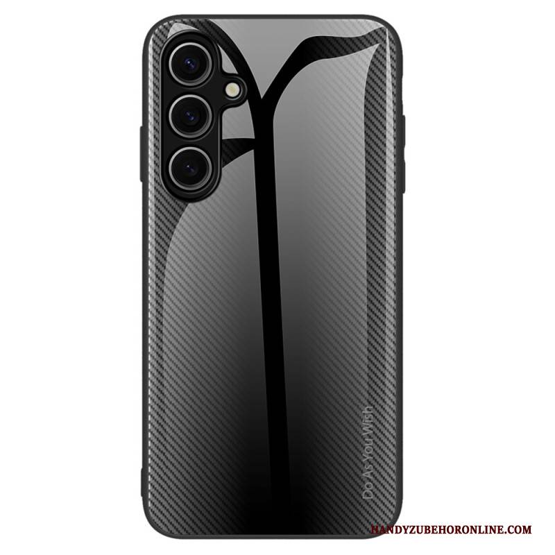 Hülle Samsung Galaxy S25 Plus 5g Handyhülle Gehärtetes Glas Mit Kohlefaser