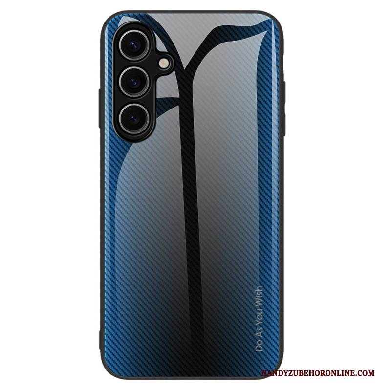 Hülle Samsung Galaxy S25 Plus 5g Handyhülle Gehärtetes Glas Mit Kohlefaser