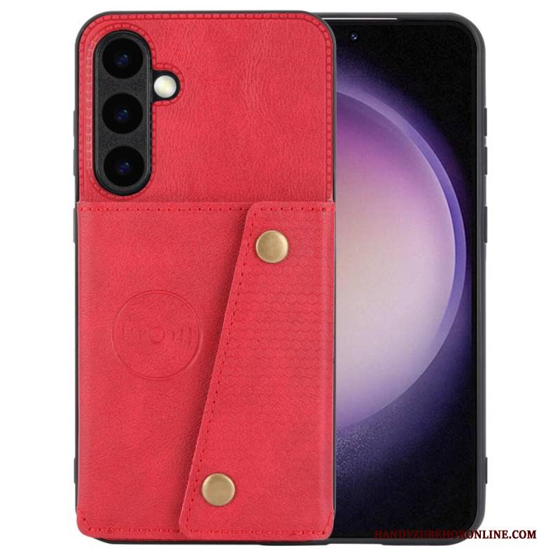 Hülle Samsung Galaxy S25 Plus 5g Kartenhalter Aus Kunstleder