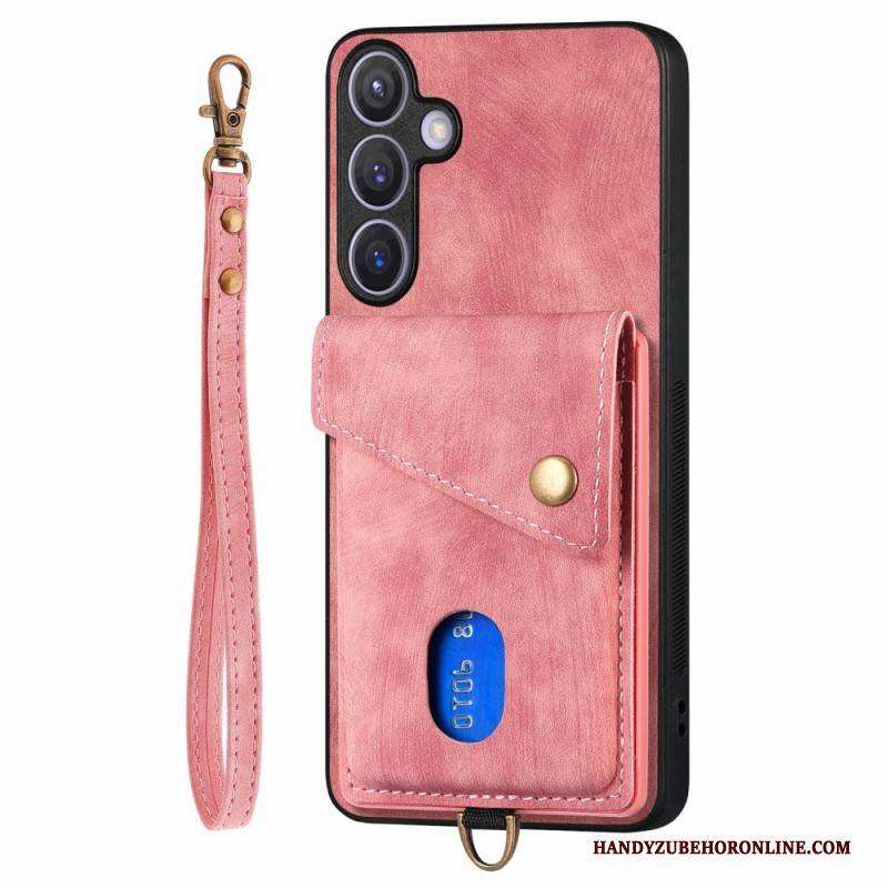 Hülle Samsung Galaxy S25 Plus 5g Multifunktional Wildlederoptik