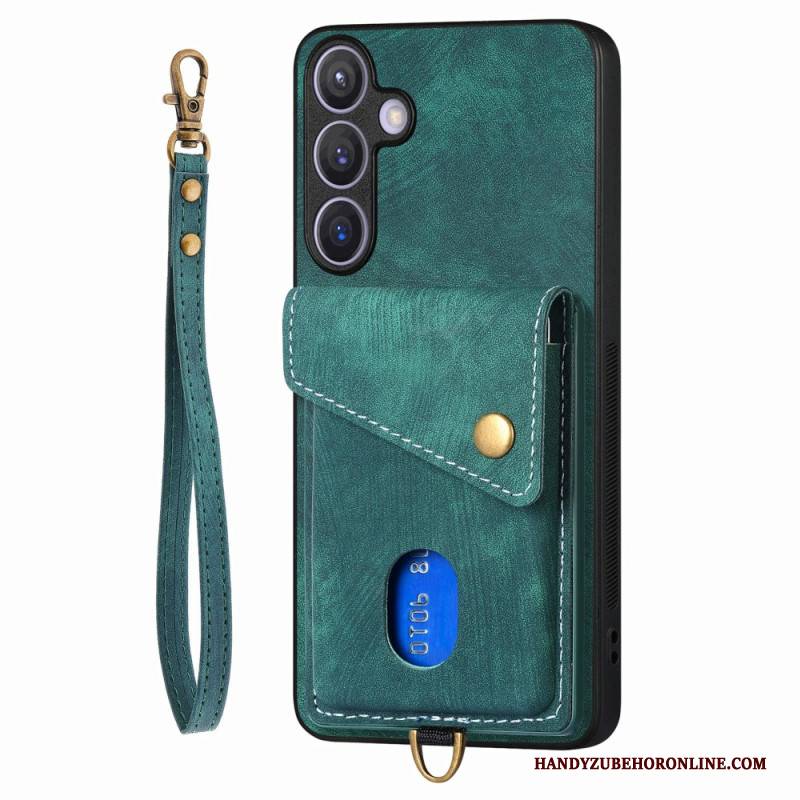 Hülle Samsung Galaxy S25 Plus 5g Multifunktional Wildlederoptik