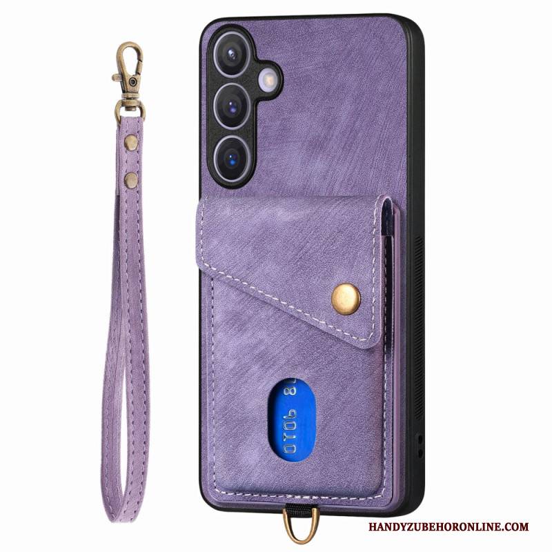 Hülle Samsung Galaxy S25 Plus 5g Multifunktional Wildlederoptik