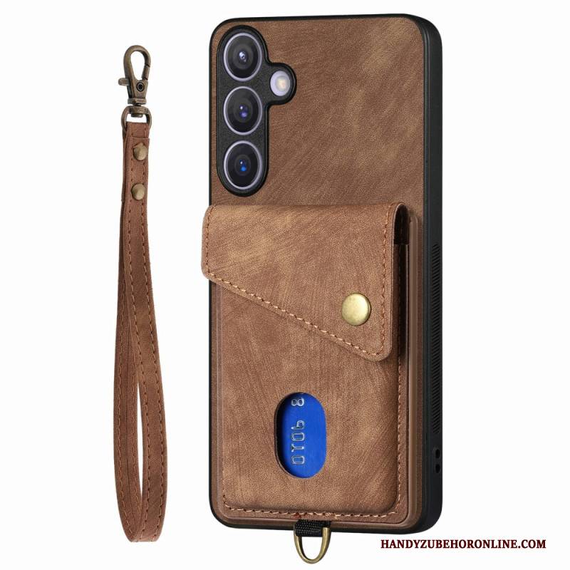 Hülle Samsung Galaxy S25 Plus 5g Multifunktional Wildlederoptik