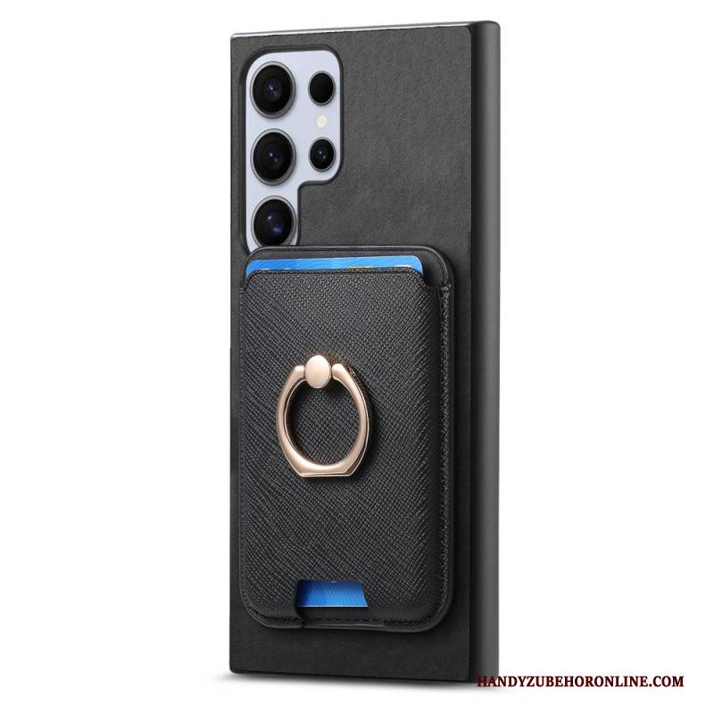 Hülle Samsung Galaxy S25 Ultra 5g Abnehmbarer Magnetischer Kartenhalter Und Ständer