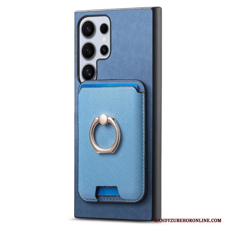 Hülle Samsung Galaxy S25 Ultra 5g Abnehmbarer Magnetischer Kartenhalter Und Ständer