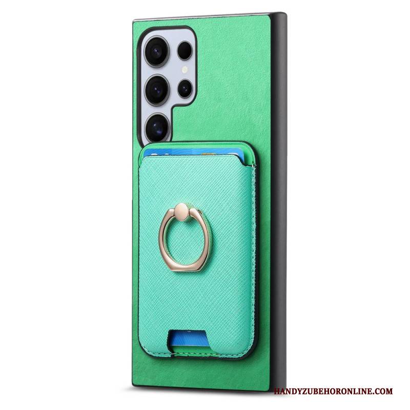 Hülle Samsung Galaxy S25 Ultra 5g Abnehmbarer Magnetischer Kartenhalter Und Ständer