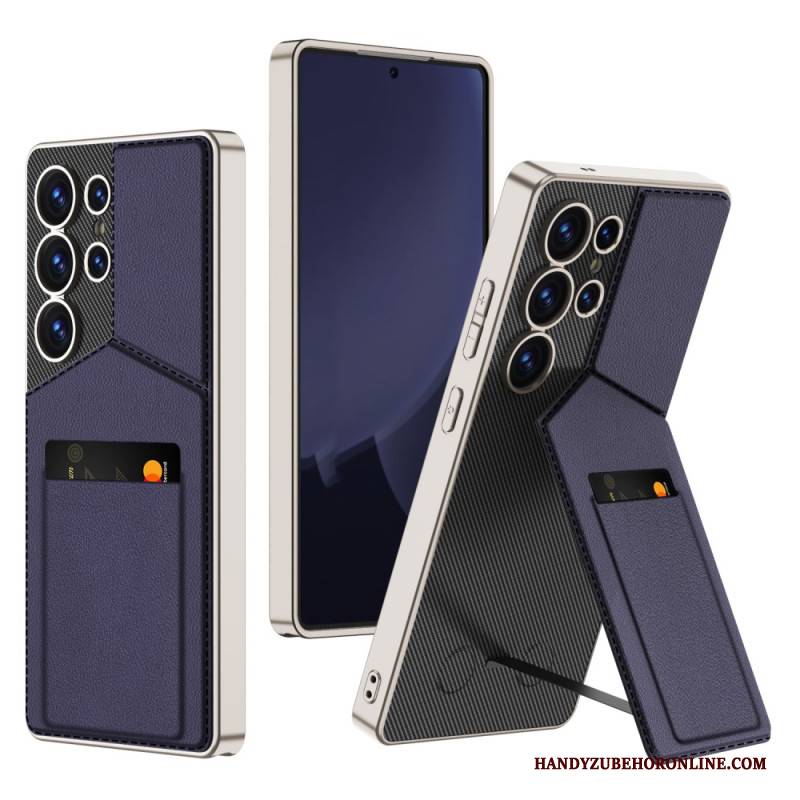 Hülle Samsung Galaxy S25 Ultra 5g Gkk-kartenhalter Mit Integriertem Ständer