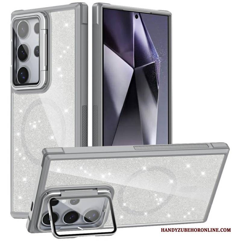 Hülle Samsung Galaxy S25 Ultra 5g Glitzer Mit Integriertem Ständer