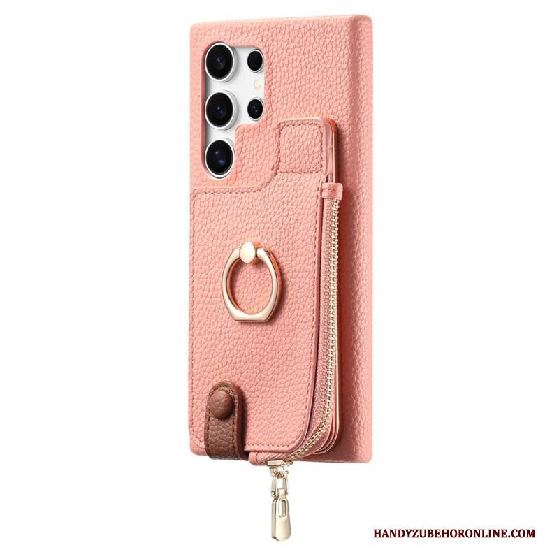 Hülle Samsung Galaxy S25 Ultra 5g Handyhülle Geldbörse Aus Kunstleder