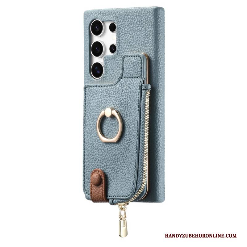 Hülle Samsung Galaxy S25 Ultra 5g Handyhülle Geldbörse Aus Kunstleder