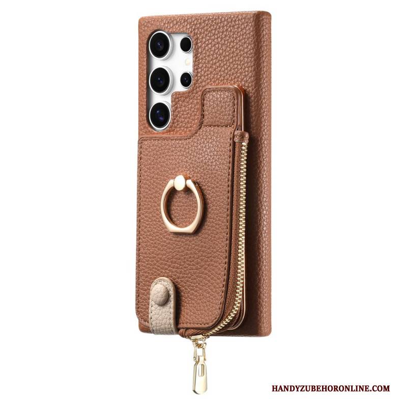 Hülle Samsung Galaxy S25 Ultra 5g Handyhülle Geldbörse Aus Kunstleder