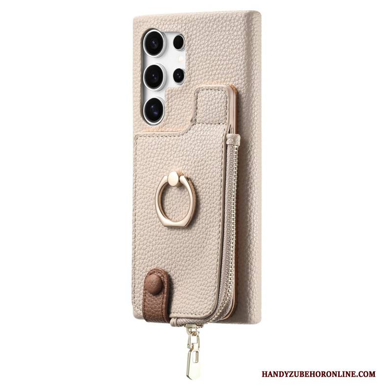 Hülle Samsung Galaxy S25 Ultra 5g Handyhülle Geldbörse Aus Kunstleder