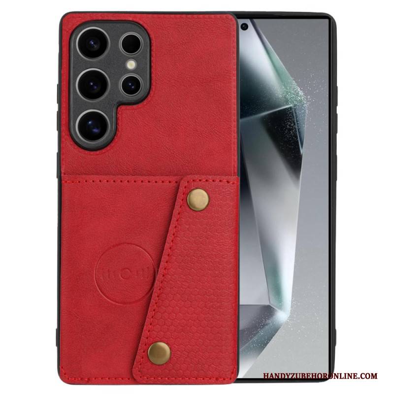 Hülle Samsung Galaxy S25 Ultra 5g Handyhülle Kartenhalter Im Retro-stil