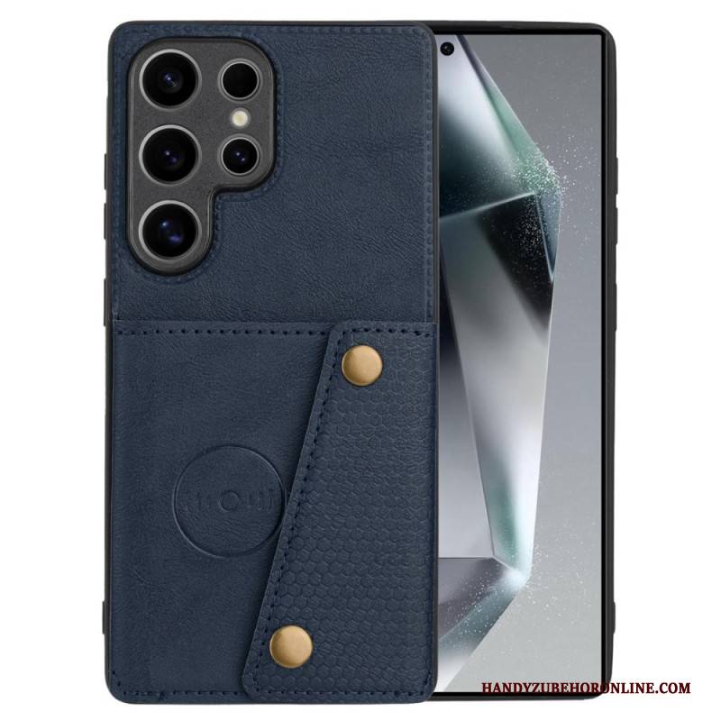 Hülle Samsung Galaxy S25 Ultra 5g Handyhülle Kartenhalter Im Retro-stil