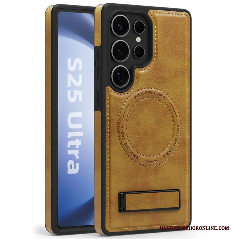 Hülle Samsung Galaxy S25 Ultra 5g Handyhülle Lederoptik Kompatibel Mit Magsafe