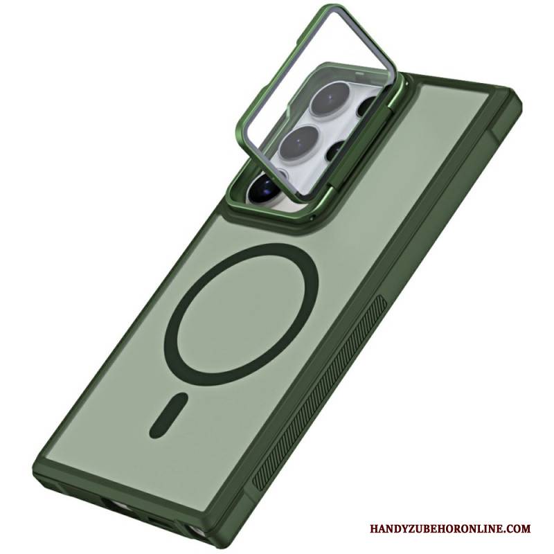 Hülle Samsung Galaxy S25 Ultra 5g Handyhülle Magsafe-kompatibel Mattes Anti-fingerprint-design Mit Ständer