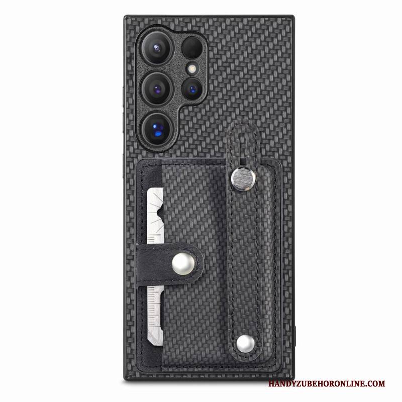 Hülle Samsung Galaxy S25 Ultra 5g Kartenhalter Und Tragegurt-ständer