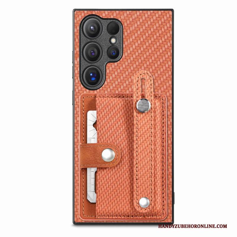 Hülle Samsung Galaxy S25 Ultra 5g Kartenhalter Und Tragegurt-ständer