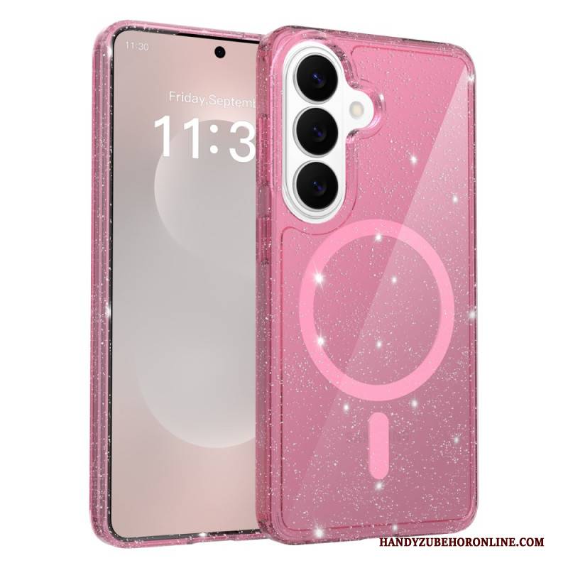 Hülle Samsung Galaxy S26 Glitzernde Magnetische Geldbörse