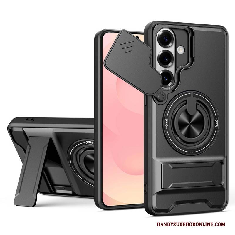 Hülle Samsung Galaxy S26 Magnetischer Faltbarer Ringhalter Und Kameraschutz