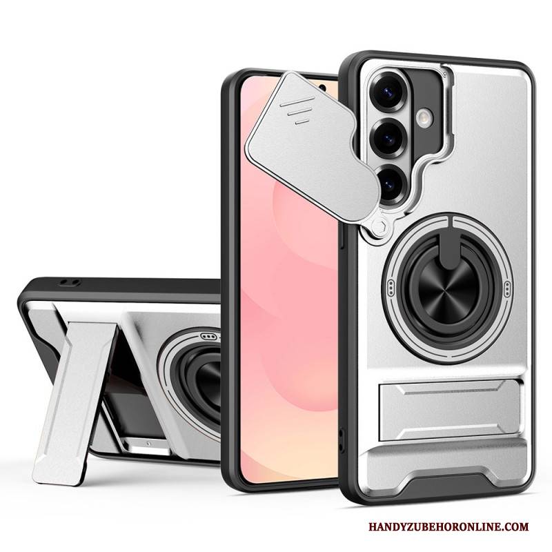 Hülle Samsung Galaxy S26 Magnetischer Faltbarer Ringhalter Und Kameraschutz