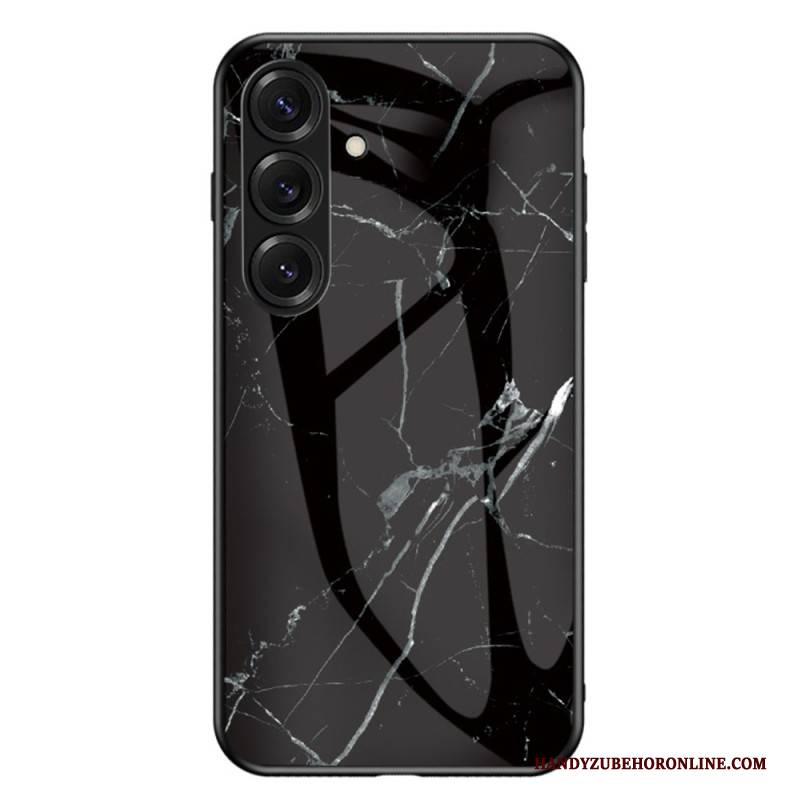 Hülle Samsung Galaxy S26 Plus Handyhülle Gehärtetes Glas In Marmoroptik