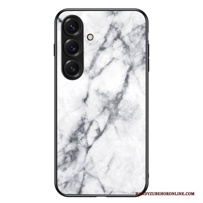 Hülle Samsung Galaxy S26 Plus Handyhülle Gehärtetes Glas In Marmoroptik