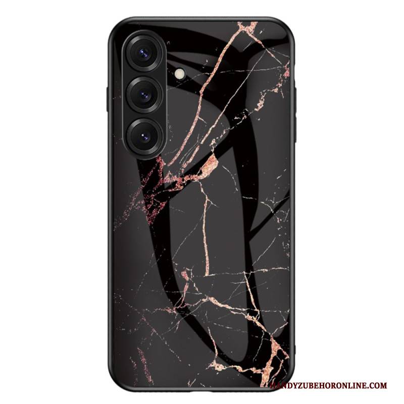 Hülle Samsung Galaxy S26 Plus Handyhülle Gehärtetes Glas In Marmoroptik