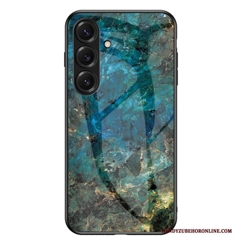 Hülle Samsung Galaxy S26 Plus Handyhülle Gehärtetes Glas In Marmoroptik