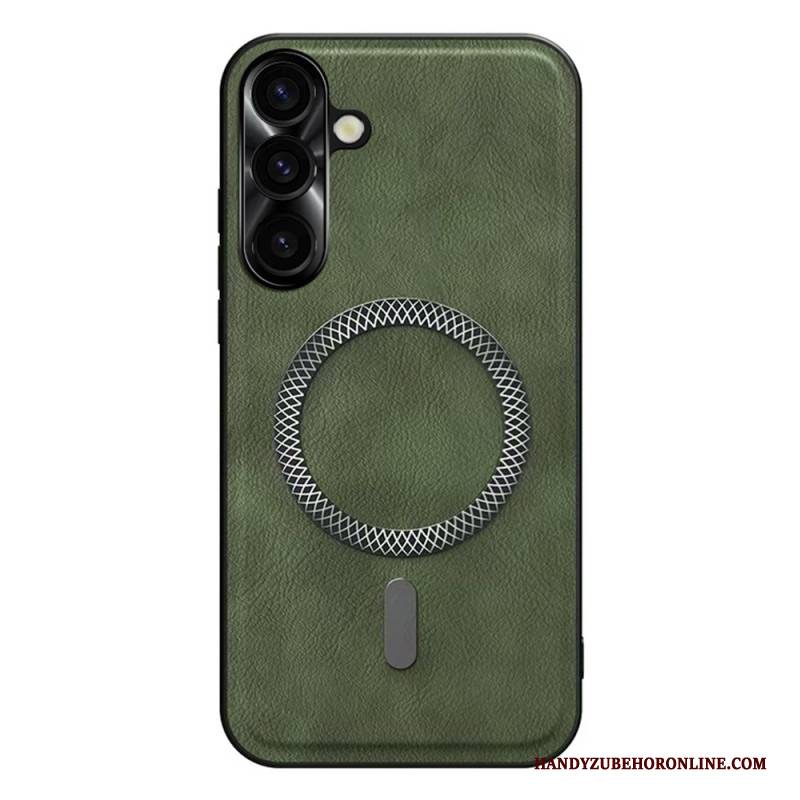 Hülle Samsung Galaxy S26 Plus Linsenrahmen In Lederoptik Und Metall