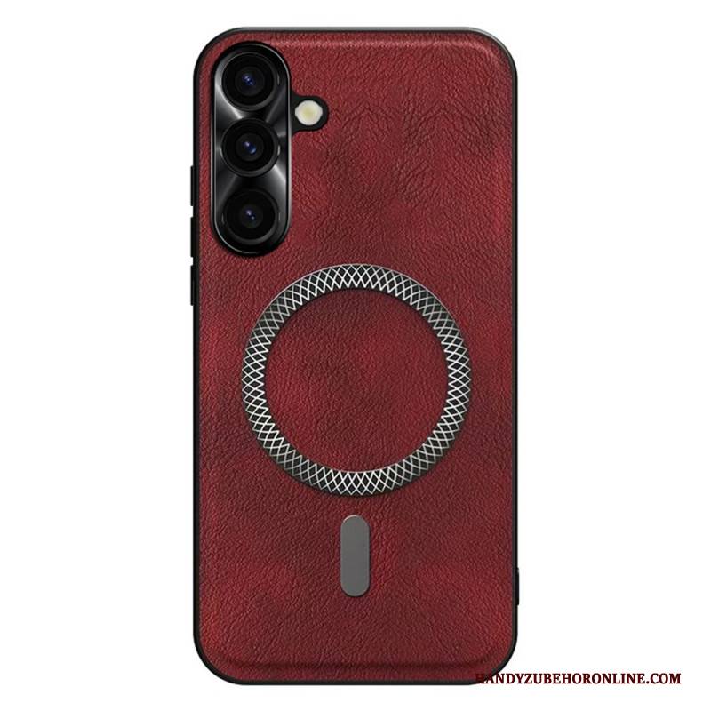 Hülle Samsung Galaxy S26 Plus Linsenrahmen In Lederoptik Und Metall